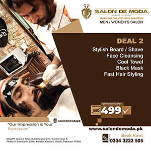 Salon DE Moda Men's Salon Morning 11.00 A.M Till Night 10.30 P.M Come To Inbox Or WhatsApp To Me On 334 3222 505 